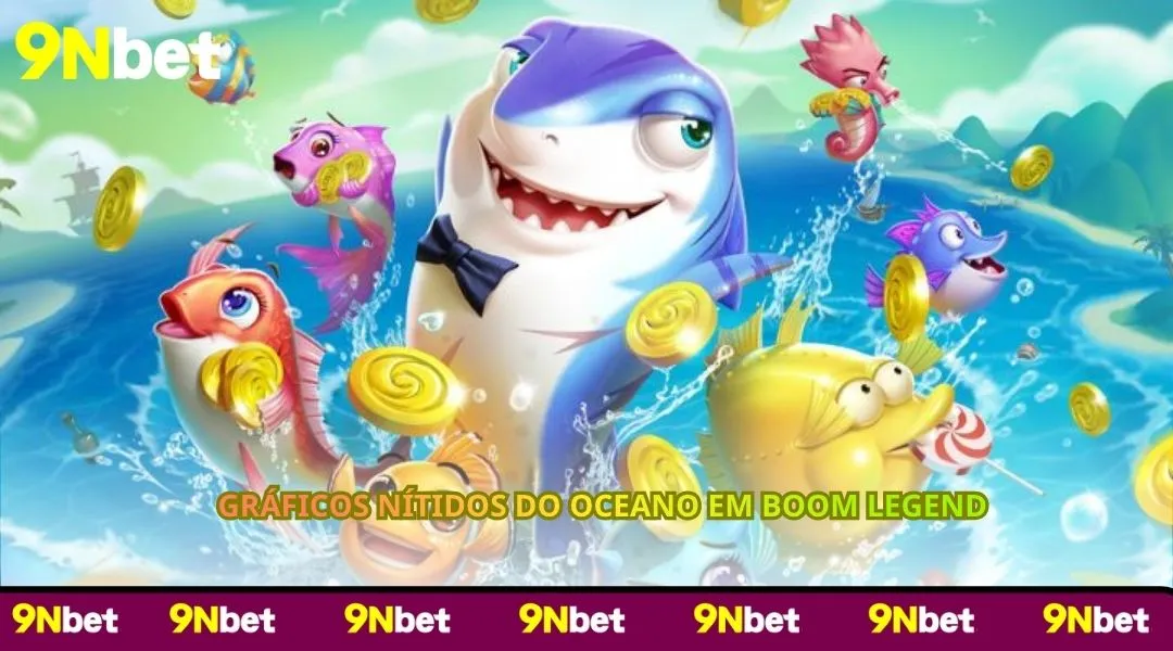 Gráficos nítidos do oceano em Boom Legend