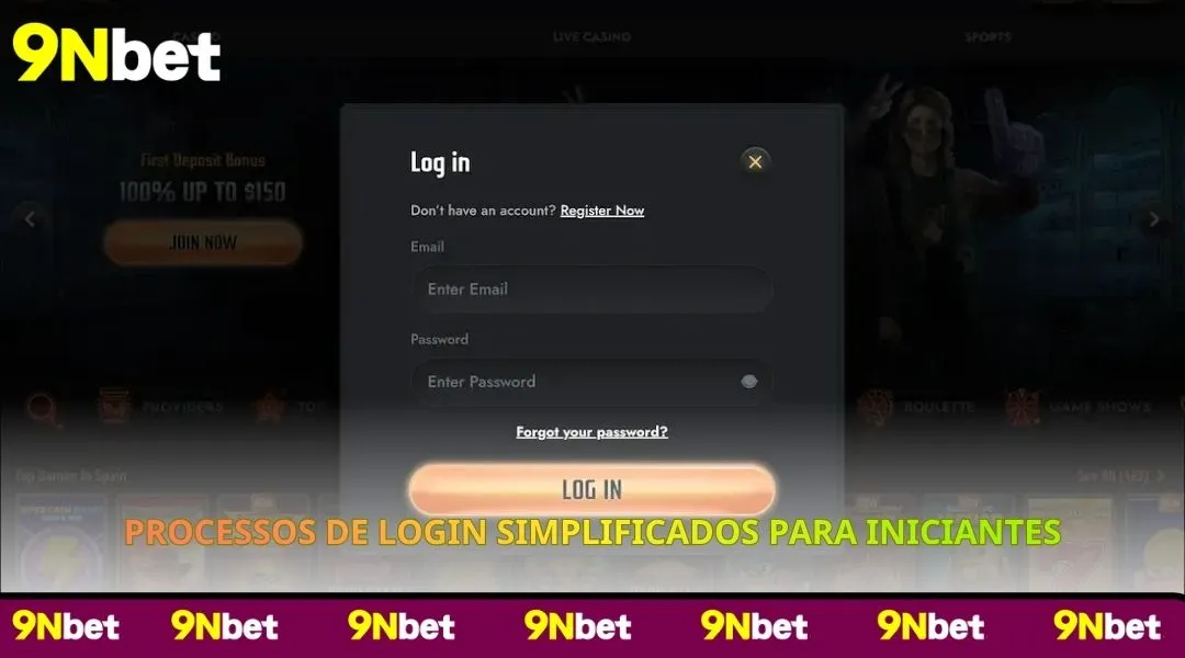 Processos de login simplificados para iniciantes