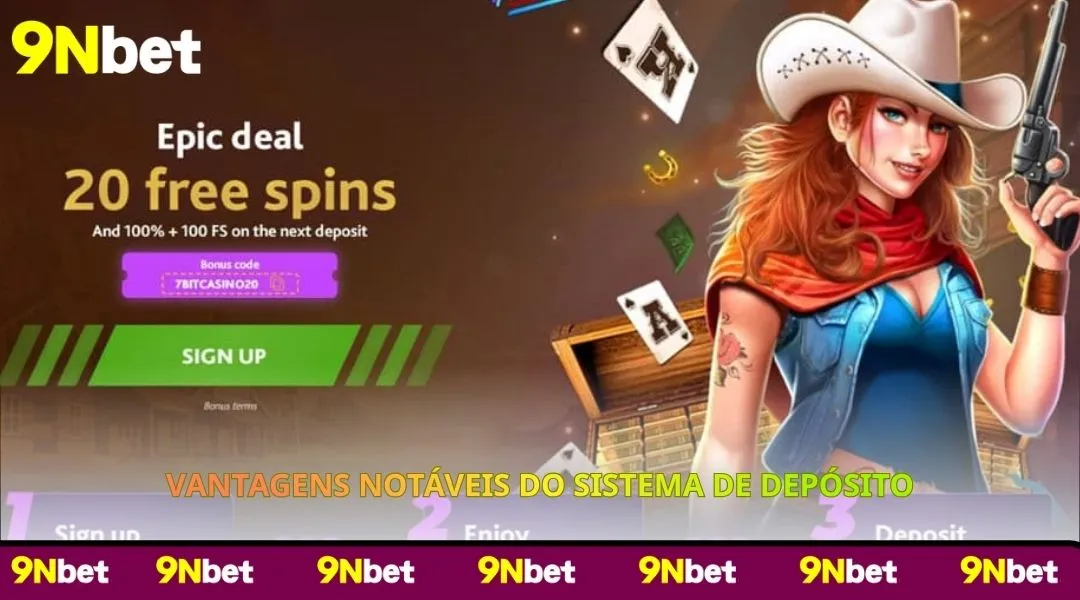 Vantagens notáveis do sistema de depósito